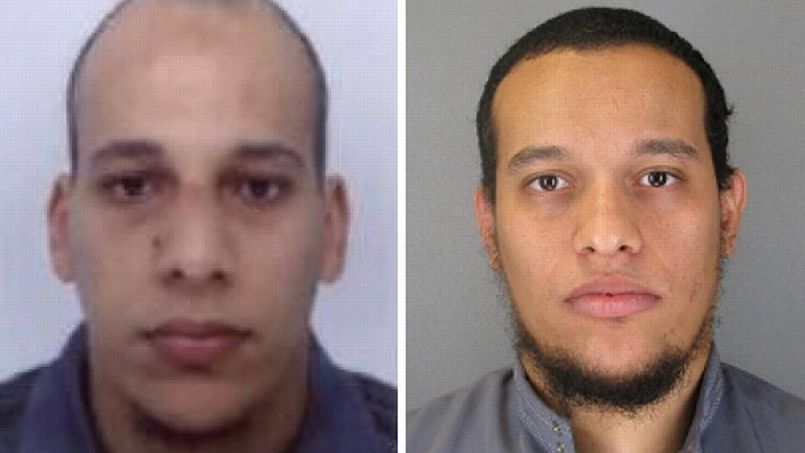 Saïd et Chérif Kouachi, deux frères de 32 et 34 ans originaires de Paris