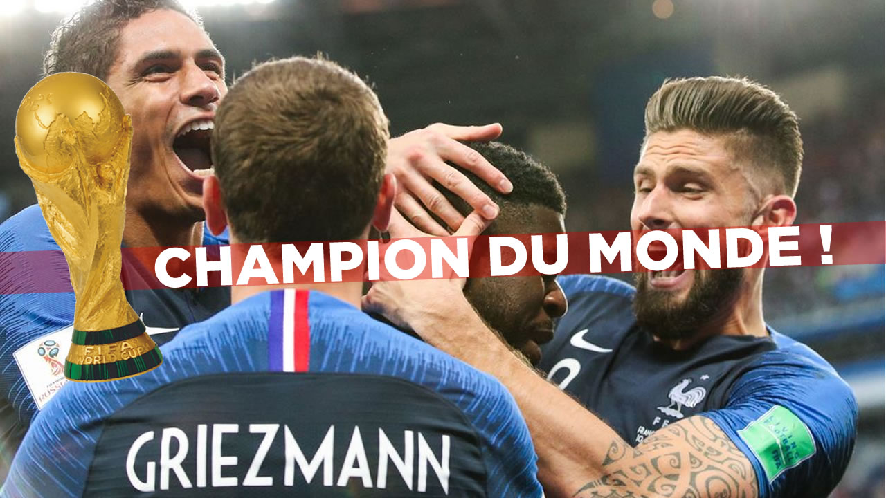 Mondial 2018 La France Championne Du Monde Calédosphère